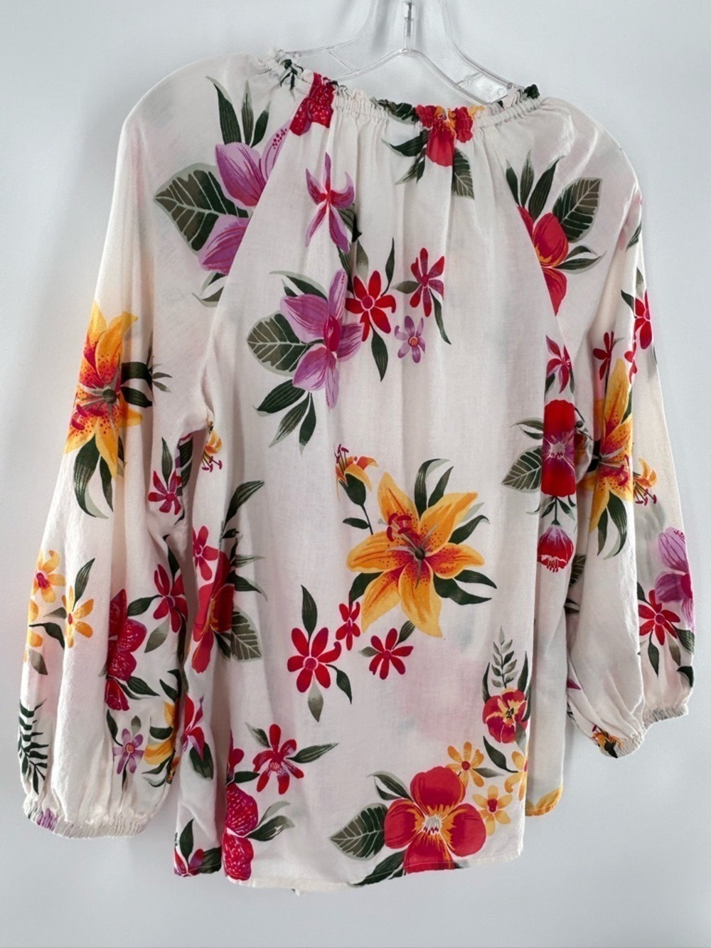 Old Navy Cotton Floral Blouse Medium - Picture 13 of 14